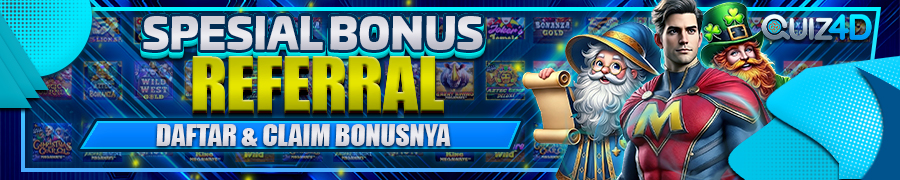 bonus referral 1% seumur hidup quiz4d